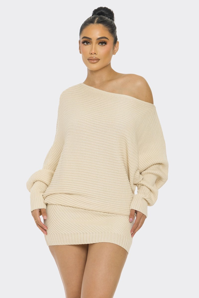 Sonya Mini Sweater Dress