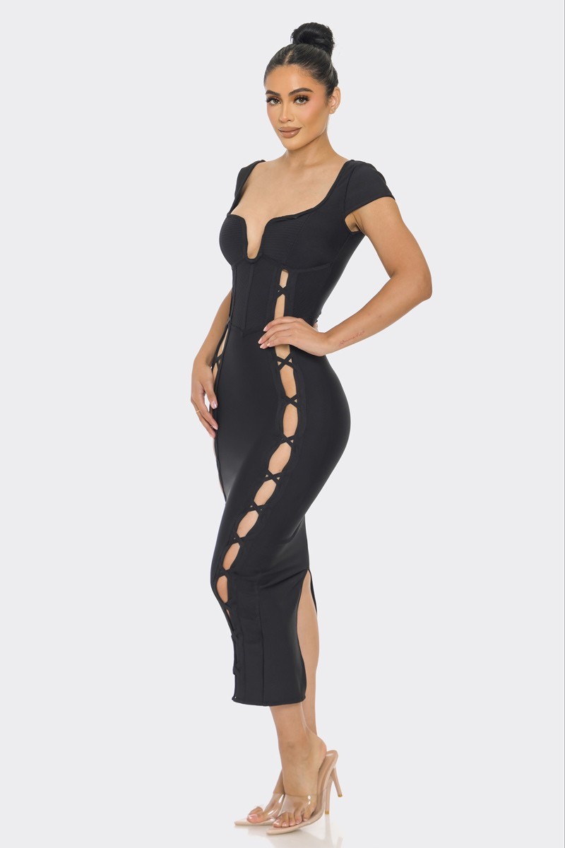 Brittani Bandage Midi Dress