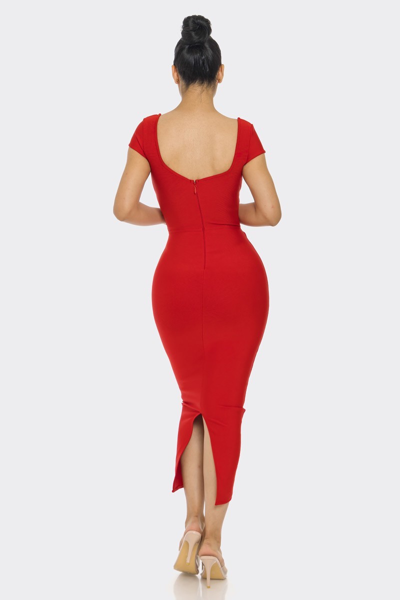 Brittani Bandage Midi Dress