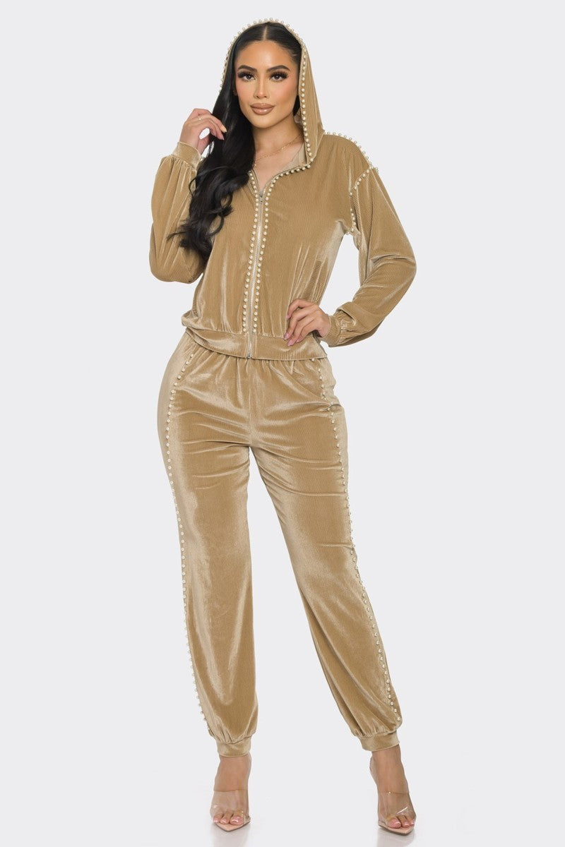 Polly Pearl Joggers Set