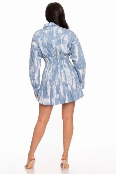 Tia Tie Dye Mini Dress