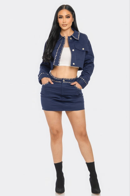 Myah Mini Skirt Set