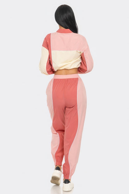 Carmen Colorblock Jogger Set