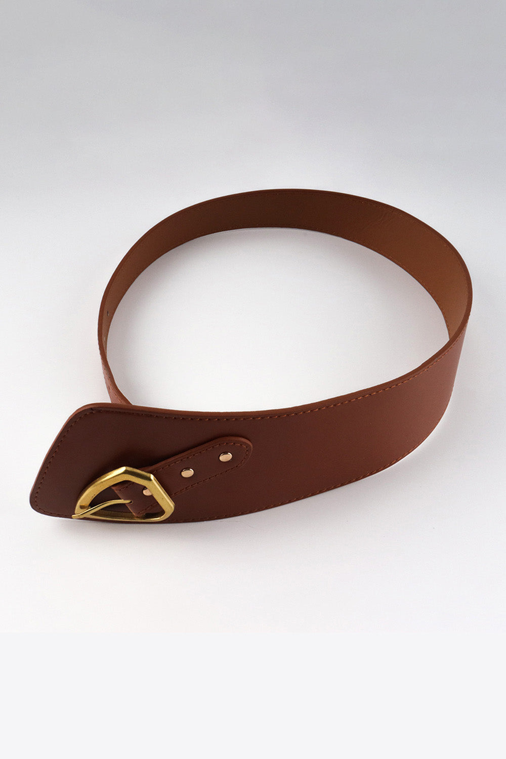 Irregular Leather Belt