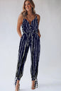 Striped Spaghetti Strap Jumpsuit