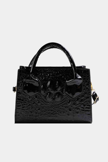 TiTi Textured Faux Leather Crossbody Bag