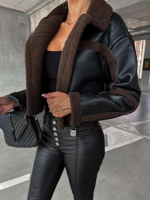 Betsie Buckle Detail Crop Jacket