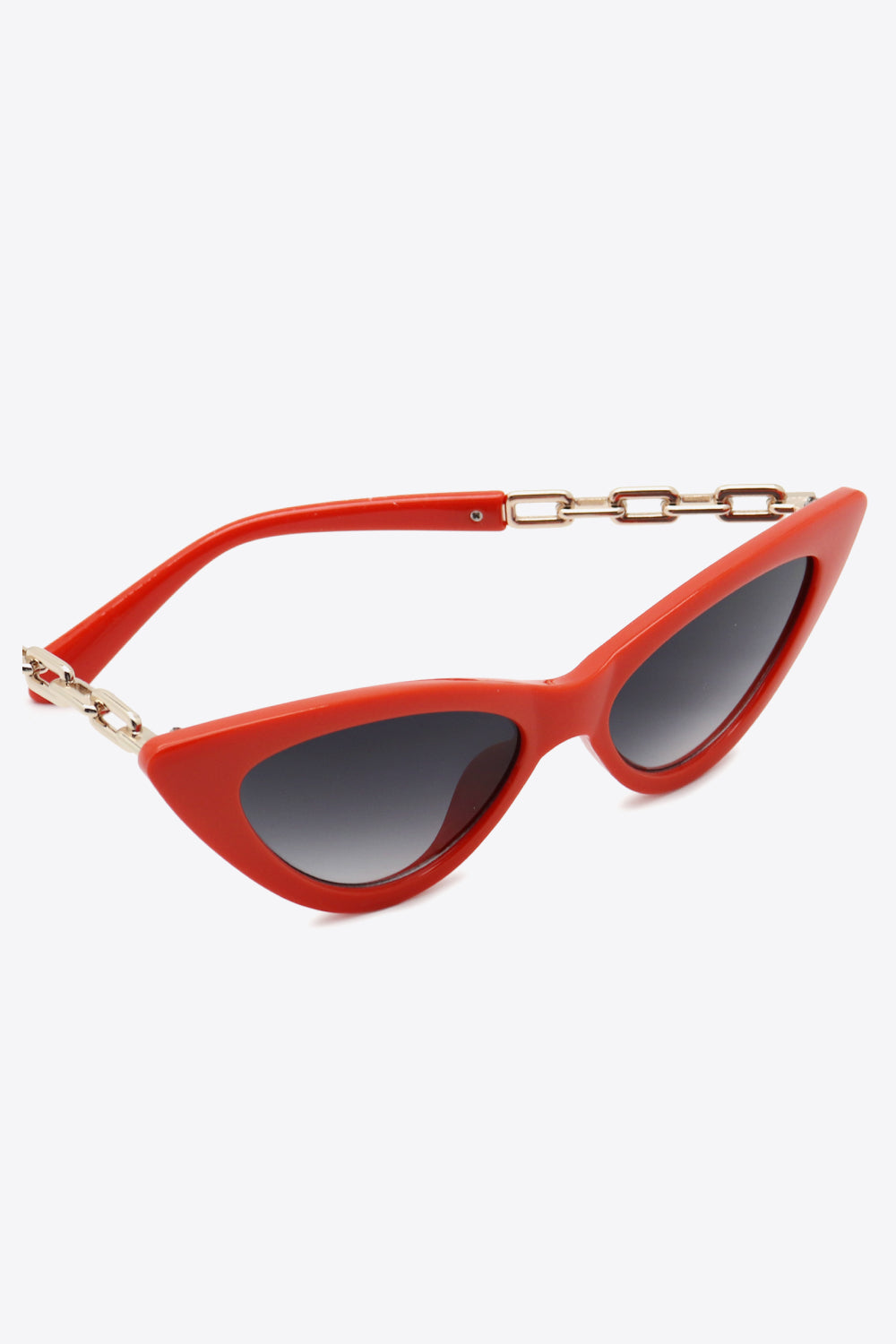 Janyne Chain Detail Cat-Eye Sunglasses