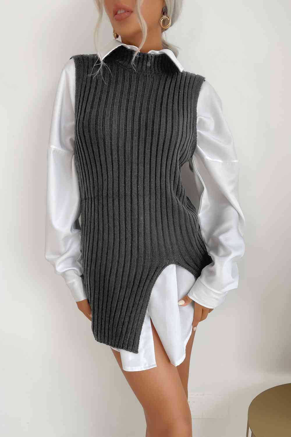 Katherine Sweater Vest Dress