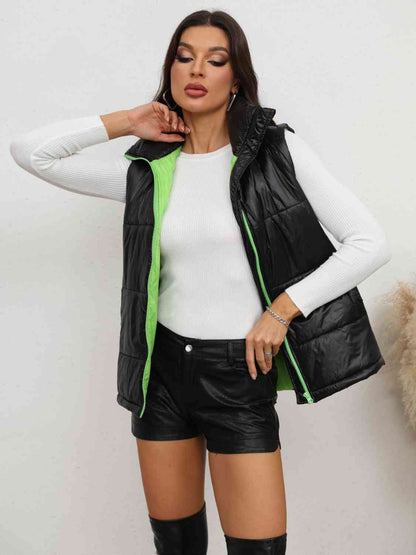 Nia Neon Edge Collared Vest