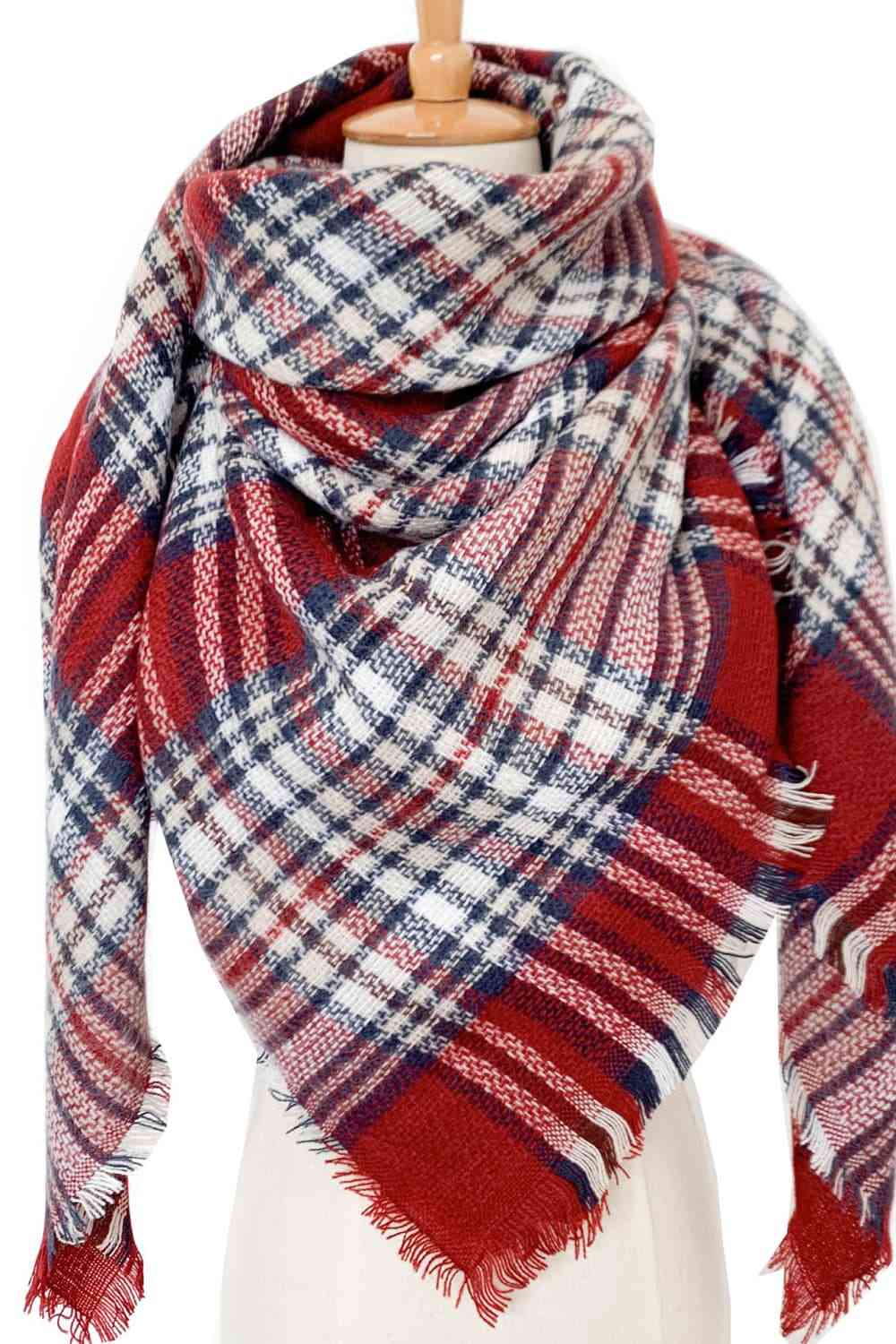 Pauline Plaid Scarf
