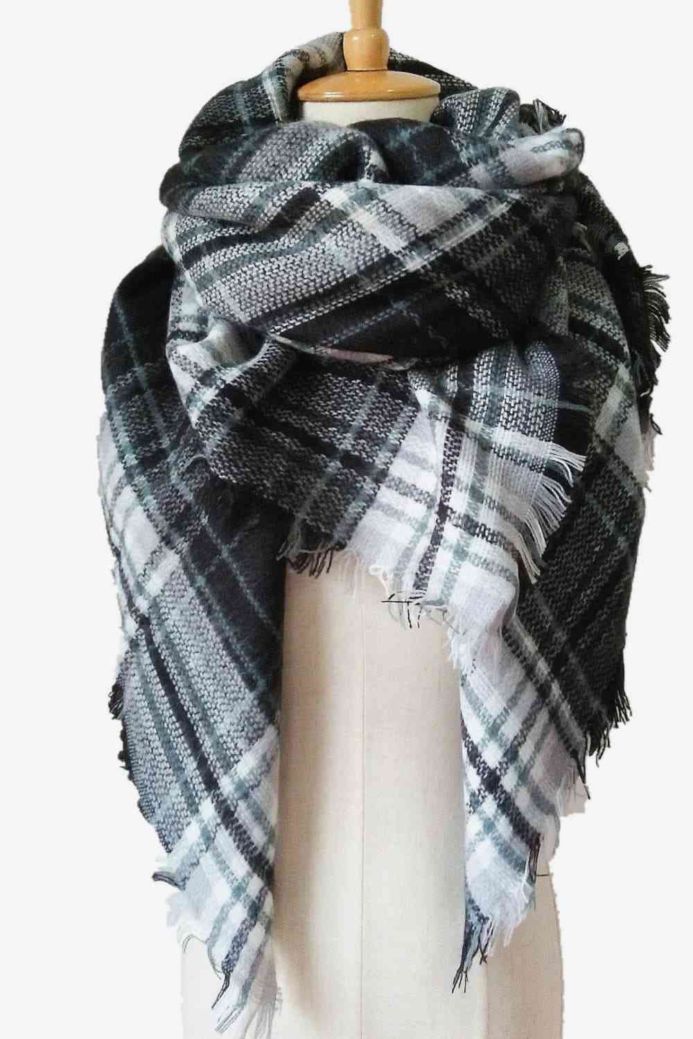 Pauline Plaid Scarf