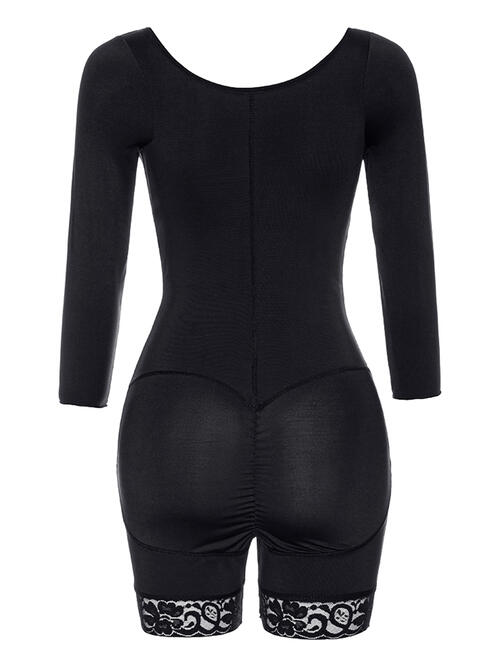 Zeki Zip Up Long Sleeve Shapewear