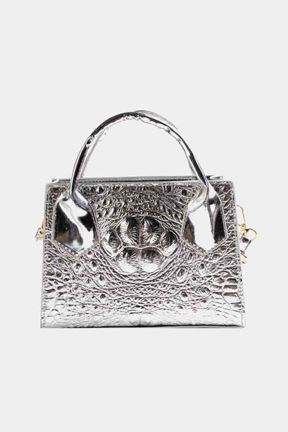 TiTi Textured Faux Leather Crossbody Bag