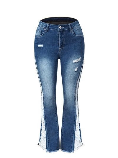 Dene Distressed Leg Denim Jeans