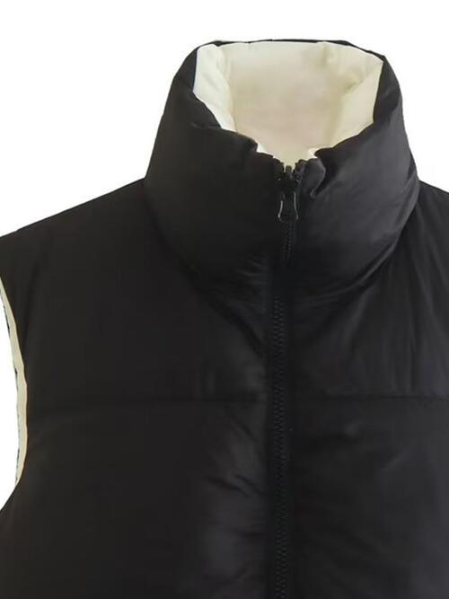 Renee Reversible Zip Up Vest