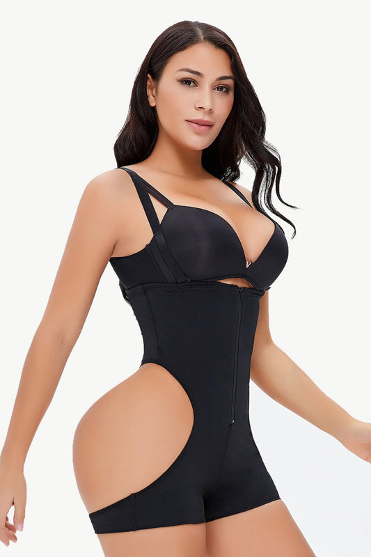 Cutout Under-Bust Shaping Bodysuit